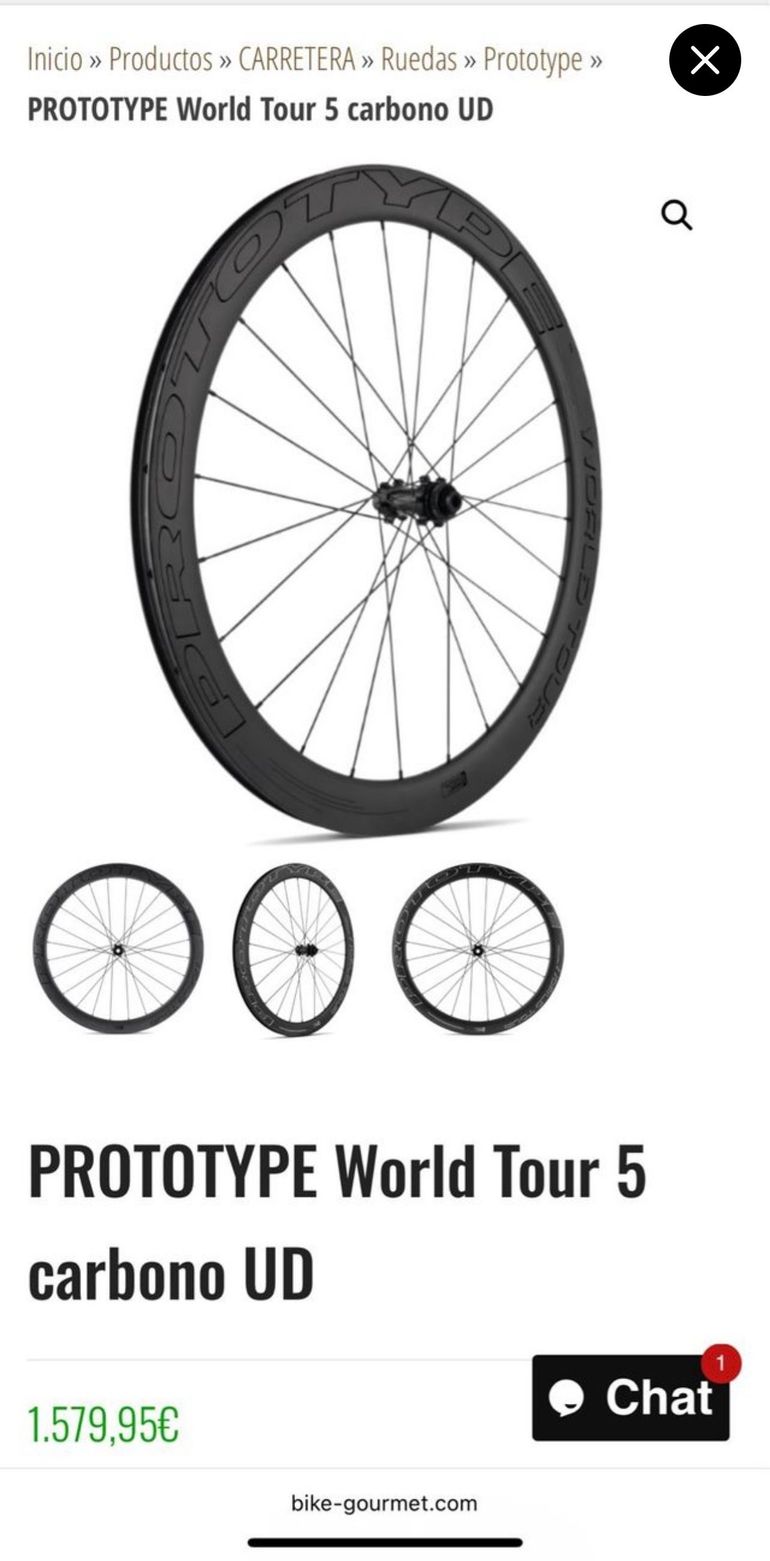 Used Prototype World Tour Disc 5 Wheelset 2024 bike — image 3 of 3