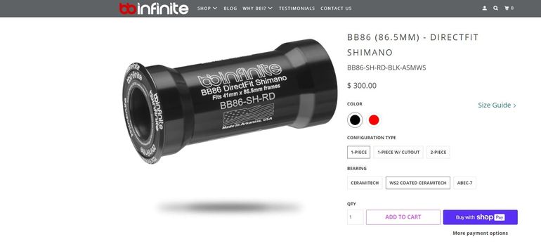 Used BBInfinite BB86 Bottom Bracket bike — image 4 of 13
