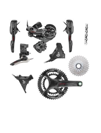 Campagnolo, NEW!  Super Record EPS Disc Groupset 2x12 (172,5, 52/36, 11-34) Hydraulic