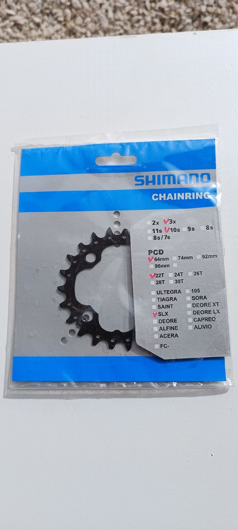 Used Shimano plateau SLX intérieur, 22t et entraxe 64mm 2020 Drivetrain & Pedals