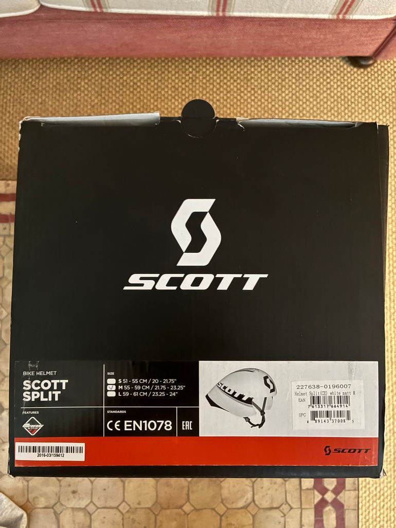 Brugt Scott Split Helmet bike — billede 7 af 7