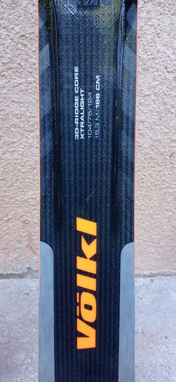 Used Volkl Völkl V-Werks Code UVO Skis 166cm 2017 bike — image 3 of 4