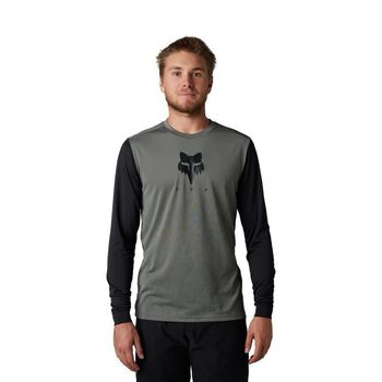 Used Fox Maglia  Ranger TRU DRI LS Grigio/Nero 2025 bike — image 2 of 5