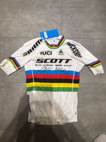 Scott Weltmeister Trikot - Nino Schurter 2021 Cycling Clothing usato