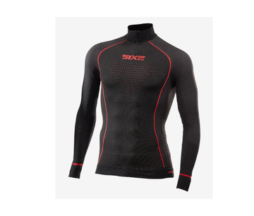 Six2 Maglia termica a maniche lunghe con lupetto e zip TS13W CU 2025 Cycling Clothing d'occasion