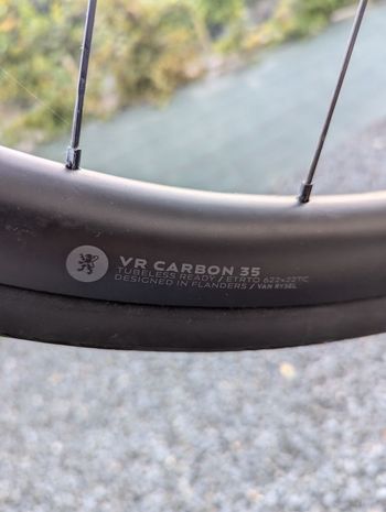 Used Van Rysel VR 35 Carbon Tubeless Disc Brake Wheelset 2025 Wheels