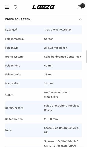 Použité Leeze CC 50 Basic R 2025 bike — obrázek 6 z 6