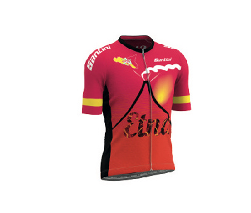 Santini Maglia estiva Smart Sicilia Etna 2025 Cycling Clothing usato