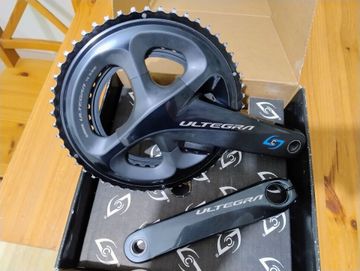 Tweedehands Shimano Ultegra FC-R8000 172.5mm 52x36, Stages Powermeter (faulty) 2022 Drivetrain & Pedals