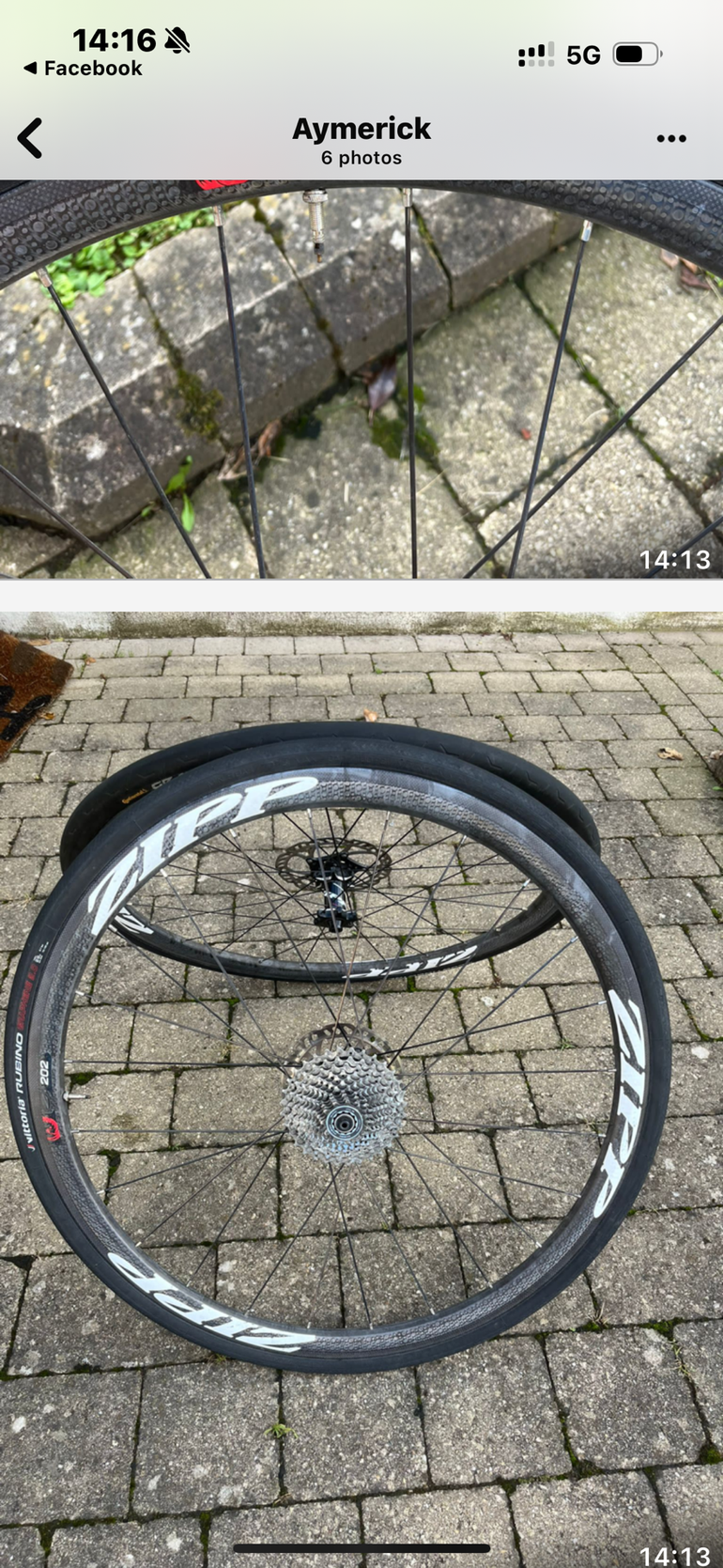 Brugt Zipp 202 firecrest 2020 bike — billede 3 af 3