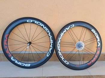 Used Campagnolo Bora Ultra 50mm Carbon Wheelset Wheels