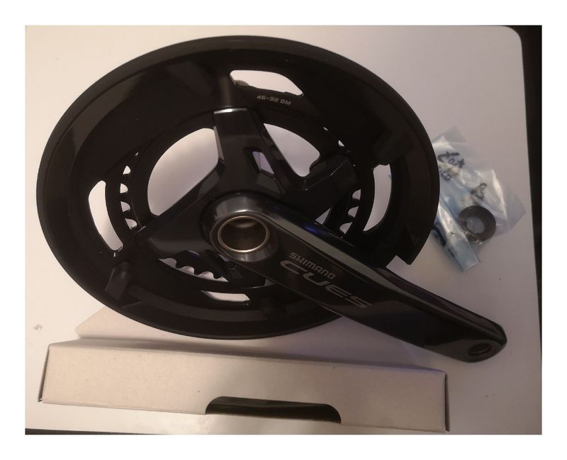 Used Shimano pédalier Cues 2x11v 46/32 170mm Drivetrain & Pedals