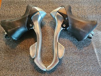 Used Shimano Dura Ace 7700 STI Shifters +Ultegra Derailleurs 2003 bike — image 1 of 10