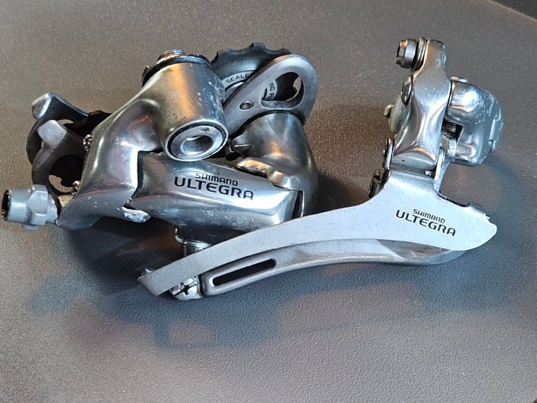 Used Shimano Dura Ace 7700 STI Shifters +Ultegra Derailleurs 2003 bike — image 10 of 10