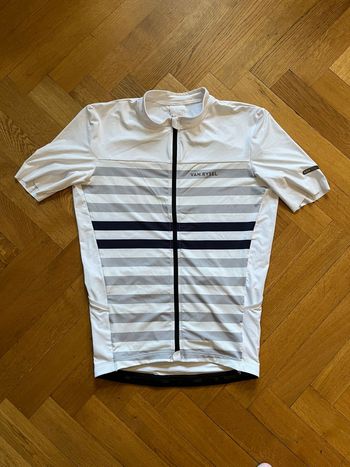 Used Van Rysel Radtrikot Rennrad kurzarm Sommer Slimfit Endurance 2 Herren Weiß/Blau 2025 Cycling Clothing
