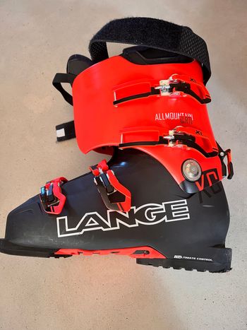 Used Lange XC RTL Black/Red Ski Boots Size 43 2017 Skiing & Skitouring