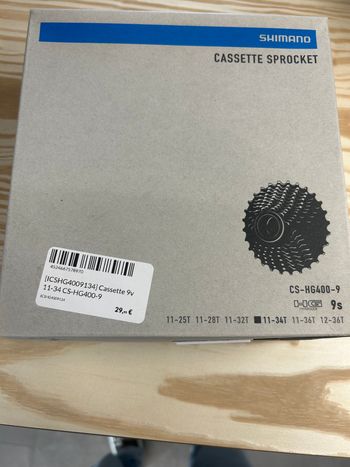 Used Shimano Alivio CS-HG400 9-Speed Cassette bike