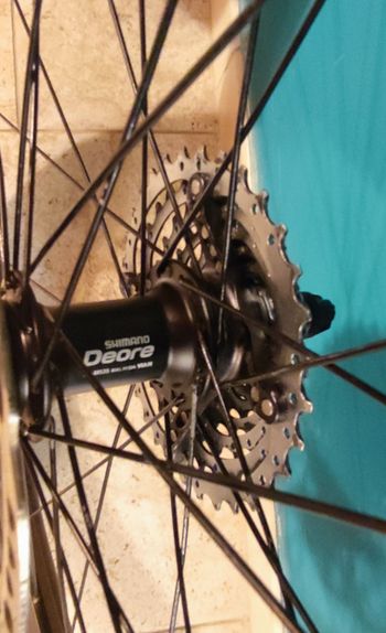 Brugt shimano deore Ruote MTB Complete Wheelset bike — billede 2 af 4