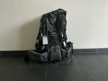 Used Lowe Alpine Frontier 65+15 Backpack bike