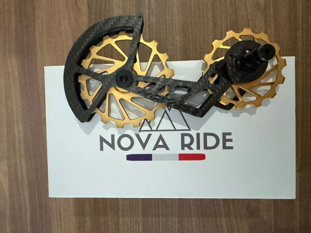 NOVARIDE（ノヴァライド） OSPW GRX 812-817 グリーン ビッグプーリー NOVARIDE OSPW SHIMANO GRX 812-817 ブラック ロードバイク 自転車