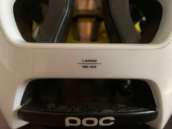 Brugt POC Octal Mips - 1001 hydrogen weiß 2025 bike — billede 5 af 5