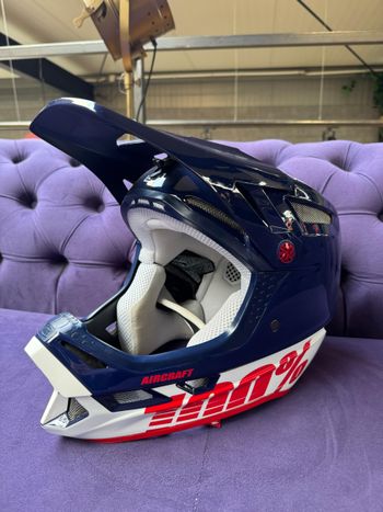 Used 100% Aircraft Composite Helmet Anthem 2022 bike — image 7 of 13