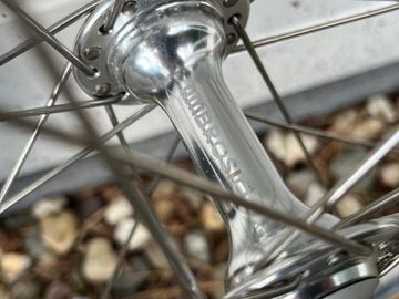 Brugt H+Son Ambrosio / H Plus Son / Sapim Silver Wheel Set bike — billede 2 af 10