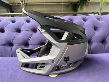Gebrauchtes Fox Proframe Clyzo CE Smoke Full-Face Helmet 2025 bike — Bild 6 von 11