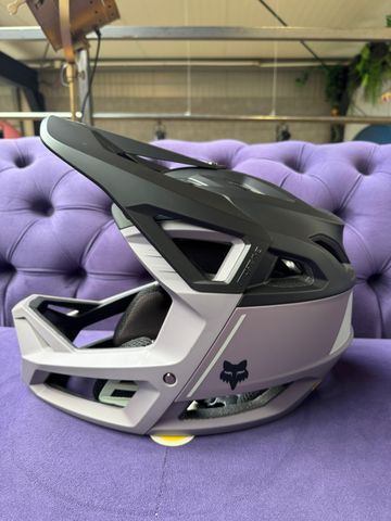 Gebrauchtes Fox Proframe Clyzo CE Smoke Full-Face Helmet 2025 bike — Bild 7 von 11