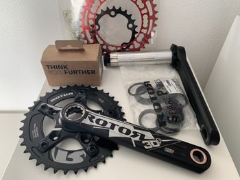 Rotor, 3D F Gravel MTB boost 1x/2x