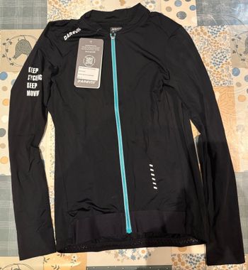 Gebrauchtes Darevie maillot manches longues Darevie Vidvidness noir 2025 Cycling Clothing