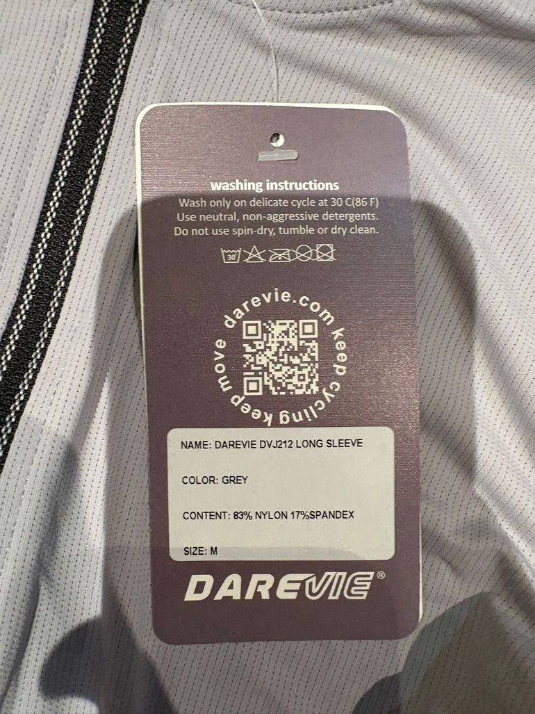 Used Darevie Maillot manches longues  Vidvidness gris 2025 bike — image 3 of 4