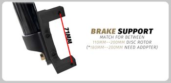 Used monorim MD0/ME0/MF0 dospensione idraulica anteriore per mini/pieghevole/strada/città/fattire ebike- 2025 bike — image 4 of 8