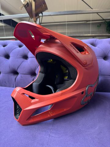 Brugt Fox Racing Rampage Full Face Helmet Red 2022 bike — billede 6 af 13
