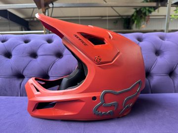Brugt Fox Racing Rampage Full Face Helmet Red 2022 bike — billede 9 af 13