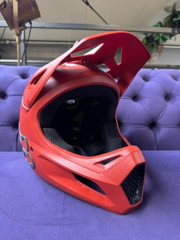 Brugt Fox Racing Rampage Full Face Helmet Red 2022 bike — billede 4 af 13