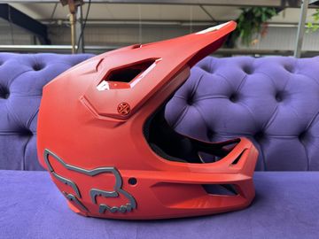 Fox Racing Rampage Full Face Helmet Red 2022 Cycling Accessories usato