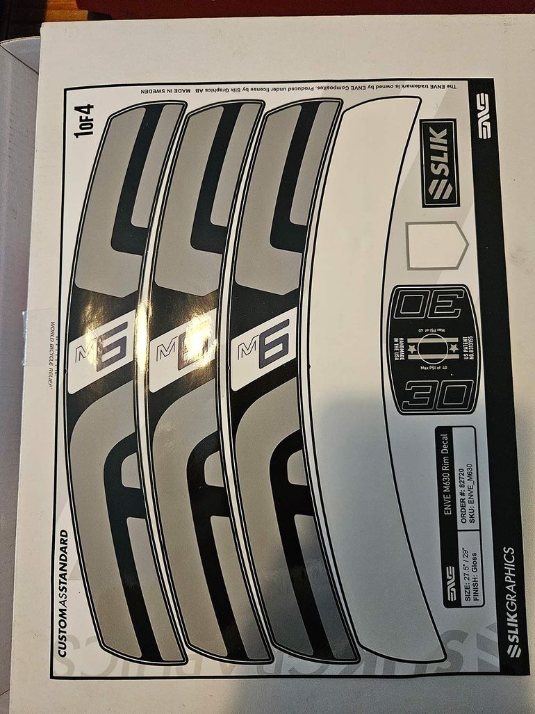 Brugt ENVE M630 Wheelset 2024 bike — billede 3 af 5