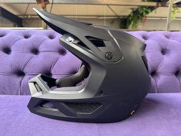 Brugt Fox Racing Rampage CE/CPSC Matte Black Helmet 2024 bike — billede 6 af 11