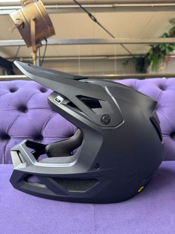 Brugt Fox Racing Rampage CE/CPSC Matte Black Helmet 2024 bike — billede 7 af 11