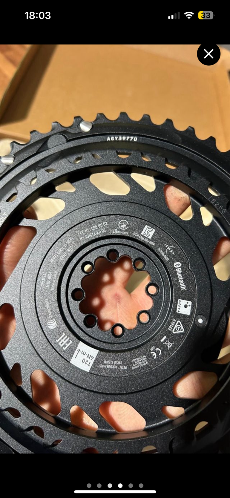 Brugt Sram potenciometro sram red e1 48/35 2025 bike — billede 4 af 6