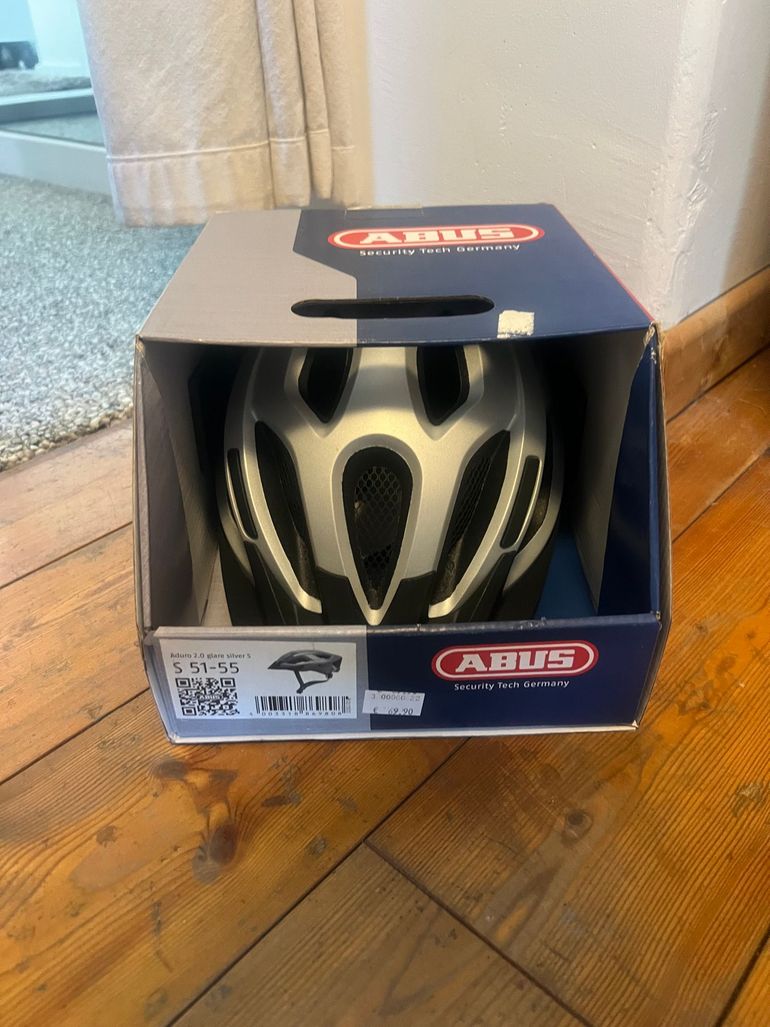Used ABUS Aduro 2.0 glare Silver Größe S 51 - 55 bike — image 1 of 4