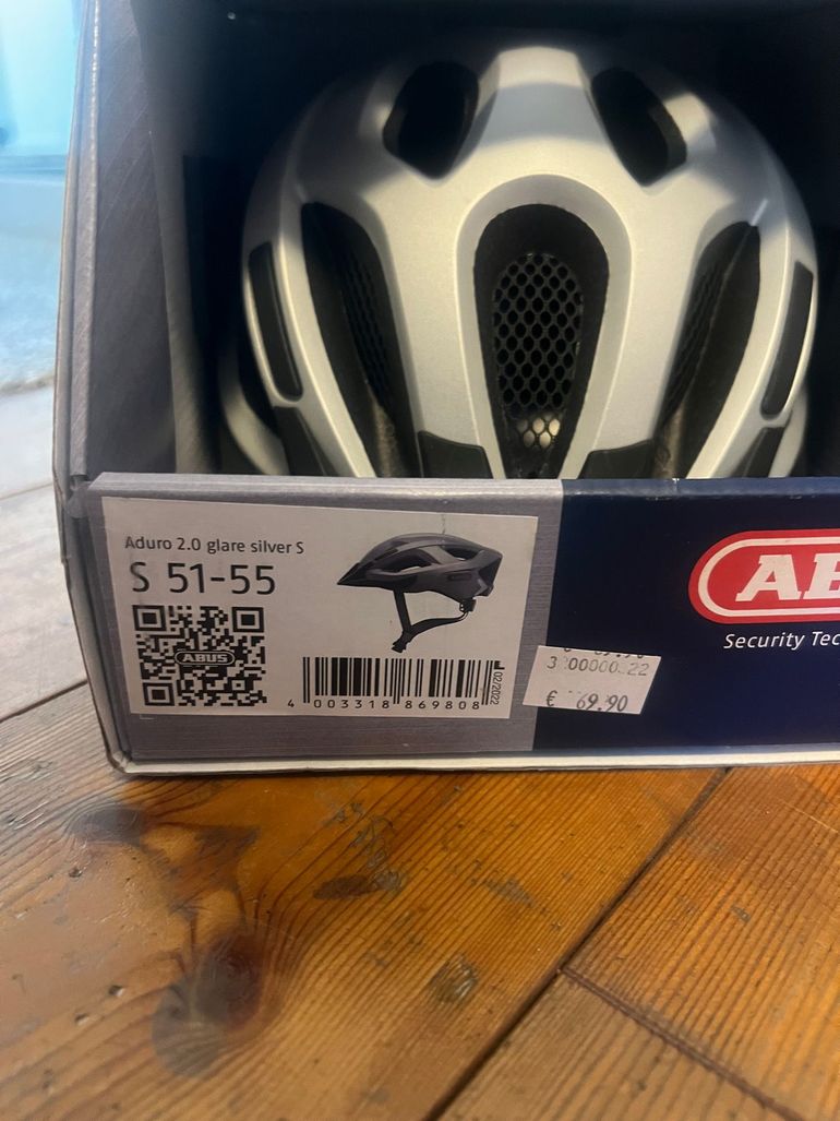 Used ABUS Aduro 2.0 glare Silver Größe S 51 - 55 bike — image 4 of 4