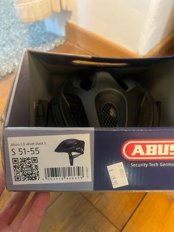 Used ABUS Aduro 2.0 velvet black s 51-55cm Helm Fahrradhelm bike — image 4 of 4