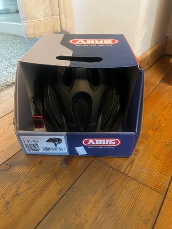 Used ABUS Aduro 2.0 velvet black s 51-55cm Helm Fahrradhelm bike