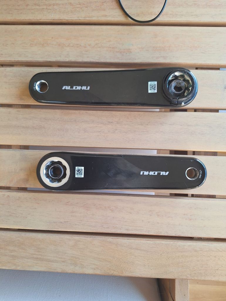Used Rotor Rotor Aldhu Carbon Crank Arms 170mm 30mm axle 2022 bike — image 3 of 3