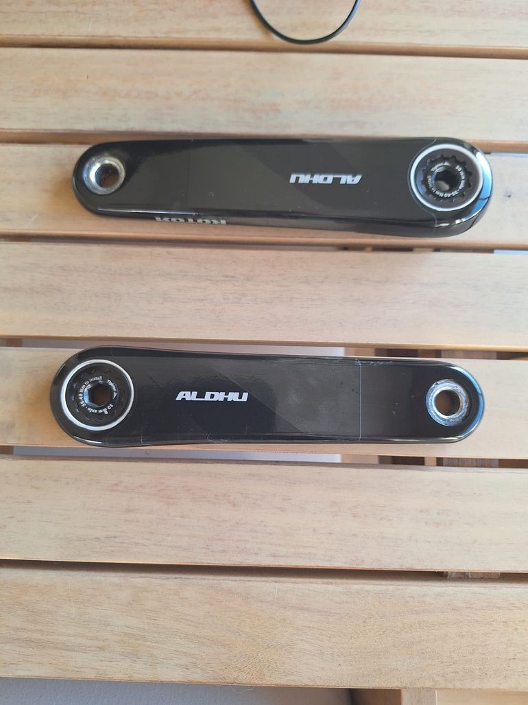 Used Rotor Rotor Aldhu Carbon Crank Arms 170mm 30mm axle 2022 bike — image 2 of 3