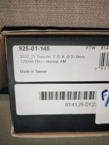 Fox transfer 120mm kashima bike usato — immagine 3 di 6