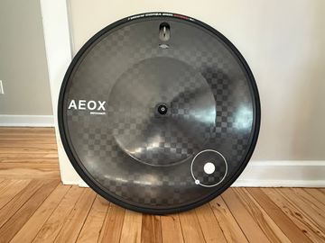 Used Aerocoach Aeox Front Solid Disc - rim brake compatible/QR 2024 Wheels