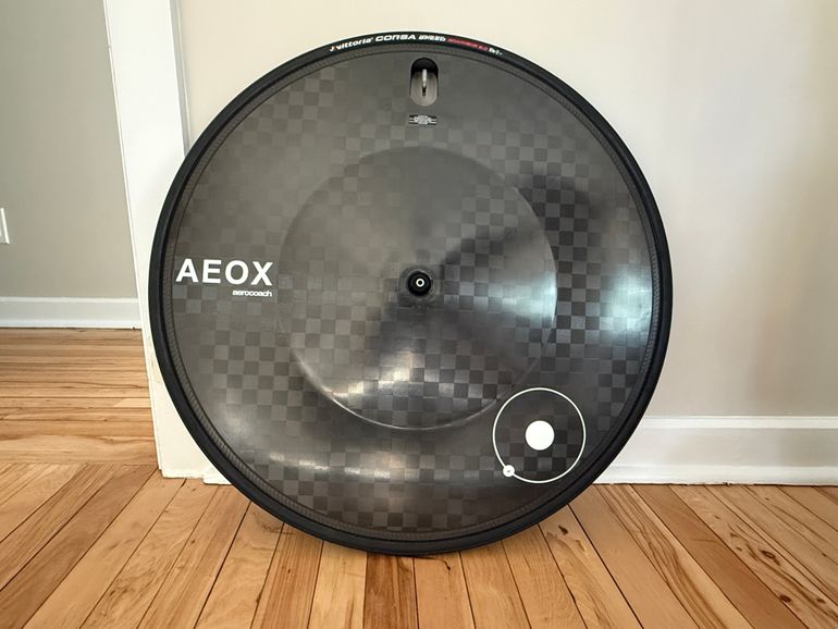 Used Aerocoach Aeox Front Solid Disc - rim brake compatible/QR 2024 bike — image 1 of 2